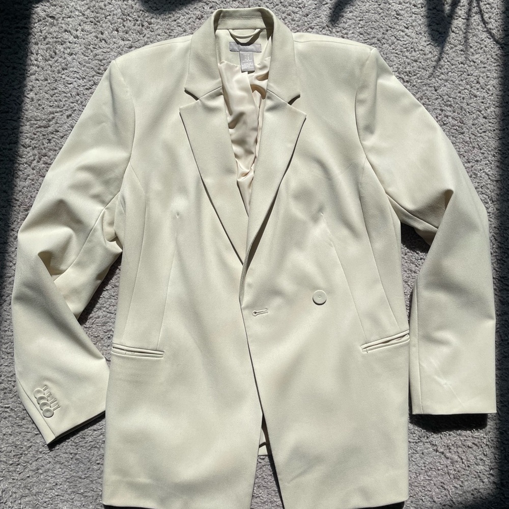 H&M Men's Classic Cream Blazer
